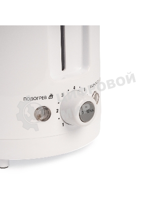 Тостер Galaxy Line GL 2908, белый, пластик, 800 Вт