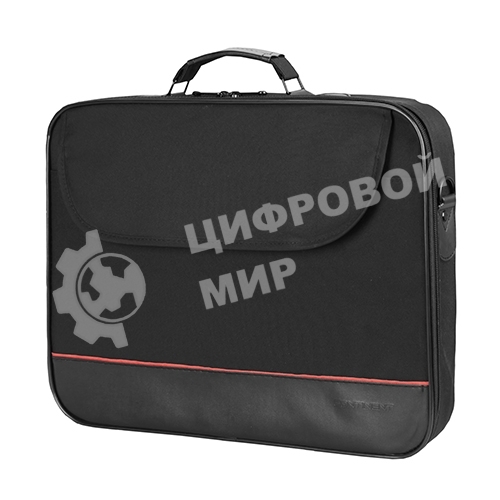 Сумка для ноутбука Сумка Continent CC-100 BK (15,6'', черный, полиэстр)
