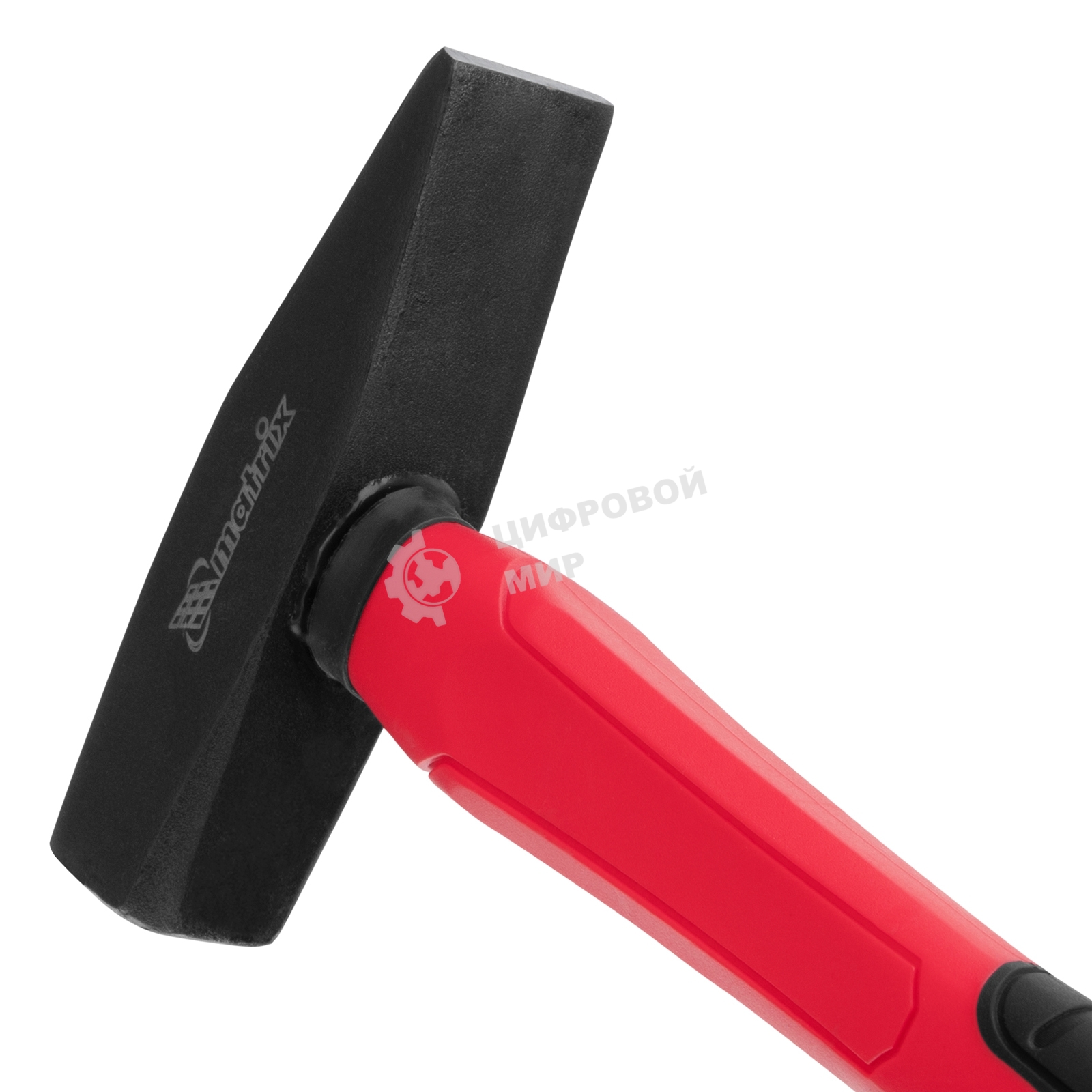 Молоток слесарный Matrix ''optimal'' 400 г, фибергласовая обрезиненная рукоятка, квадратный боек