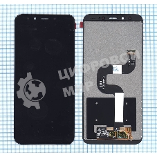 Дисплей для Xiaomi Mi A2/Mi 6X черный