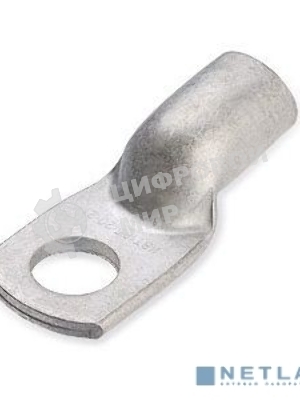 Наконечник медный КВТ ТМЛ 4-6-3 (опрес.) луженый 40827