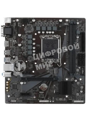 Материнская плата Gigabyte H610M H V2, LGA 1700, Intel H610, 2xDDR5, 4xSATA, 1xM.2, 1xPCIe 4.0 x16, 1xPCIe x1, 1xHDMI, 1xVGA, 1x 1Gb LAN, 2xUSB-A 3.2 Gen 1, 4xUSB-A 2.0, 3x 3.5 мм, 7.1, mATX