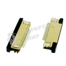 Разъем FPC Half Coverage Bottom Contact 1.0K-BX-16PWB 16 pin высота 2мм шаг 1мм