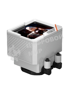 Система охлаждения PCCooler GT360 ARGb Display WH (310W, 360мм, LED temp., белый, ARGb/Fans: 3x120мм, 99CFM, 41.5dBA, 3000RPM/Pump 15dBA, 2600RPM, Rad thickness 27мм/S: 1851, 1700, 1200, 115X, AM5, AM4)