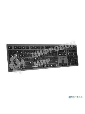 Клавиатура беспроводная A4Tech Fstyler FBX50C, USB, Bluetooth/Радиоканал, серый