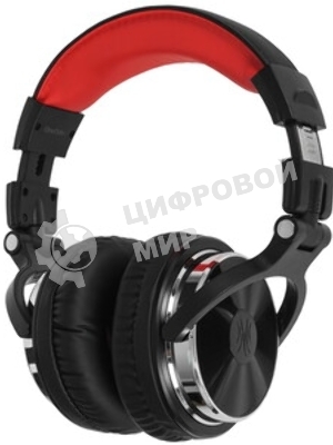 Гарнитура OneOdio Studio Pro 10 черный/красный, проводная, 3.5 мм