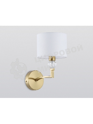 Настенный светильник Ambrella light LH71135 BS/WH латунь/белый E14 max 40W 220*140*250