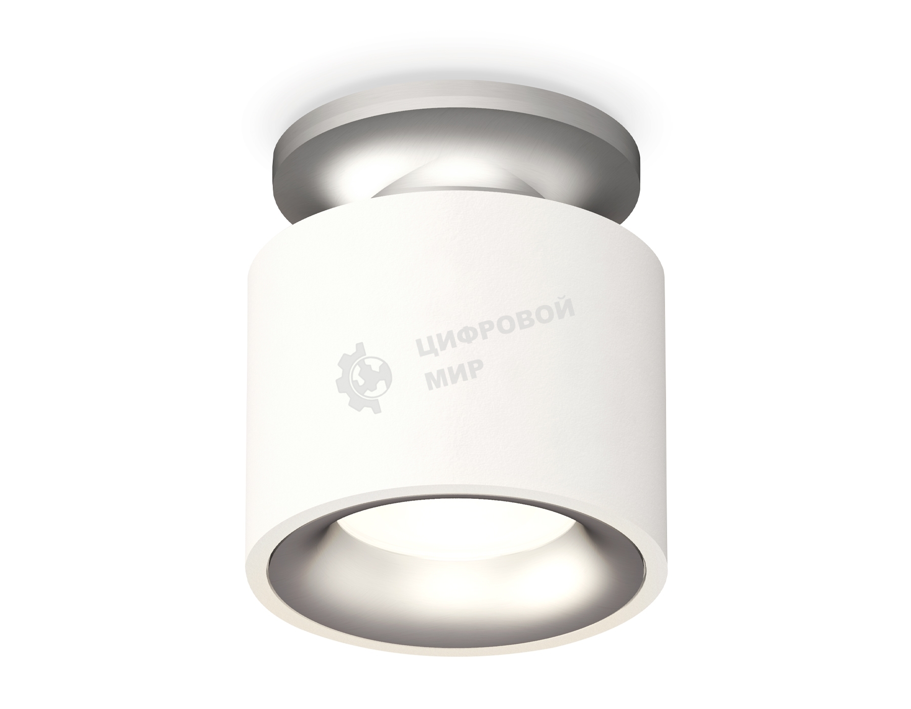 Светильник Ambrella Light XS7510101 SWH/MCH белый песок/хром матовый MR16 GU5.3 (N7928, C7510, N7013)