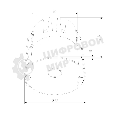 15275/LED Светильник встраиваемый 12W 3000K белый