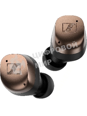Гарнитура внутриканальные Sennheiser Momentum True Wireless 4 черный/медный беспроводные bluetooth в ушной раковине (700367 MTW4 BLACK COPPER)