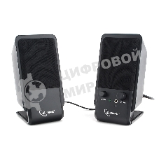 Акустическая система Gembird SPK-510, черный, 6 Вт, рег. громкости, разъем для наушников,USB-питание