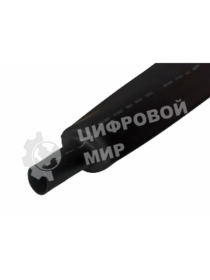 Термоусаживаемая трубка Rexant 35,0/17,5 мм, черная, упаковка 10 шт. по 1 м