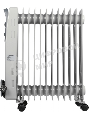 Обогреватель масляный Ресанта ОМ-12Н (11 секций) белый, 2500 Вт, 25 м2, термостат