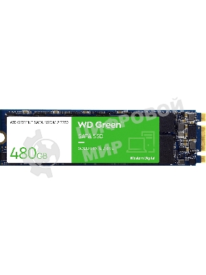 Накопитель SSD M.2 2280 480GB GREEN WDS480G3G0B WDC