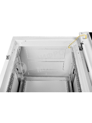 Шкаф телекоммуникационный напольный 33U (600x800) дверь стекло, черный (ШТК-М-33.6.8-1ААА-9005)