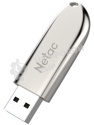 Флешка USB Netac U352 (NT03U352N-064G-20PN), 64Gb, USB 2.0, R/W 50/15, серебристый