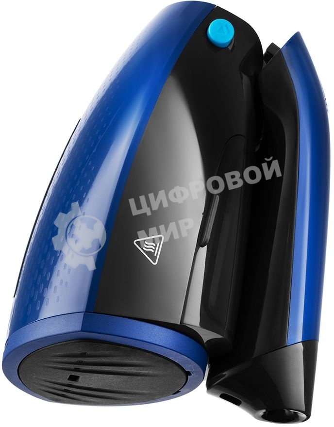 Отпариватель Kitfort КТ-987 черный/синий, 1200 Вт, 12 г/мин, 0.1 л