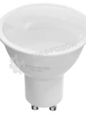 Лампа cветодиодная LED Thomson TH-B2328 GU10, полусфера, 10Вт, 6500К, белый холодный, 1 шт.