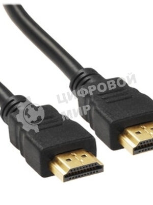Кабель Cablexpert HDMI CC-HDMI4-15, 19M/19M, v2.0, медь, позол.разъемы, экран, 4.5м, черный, пакет