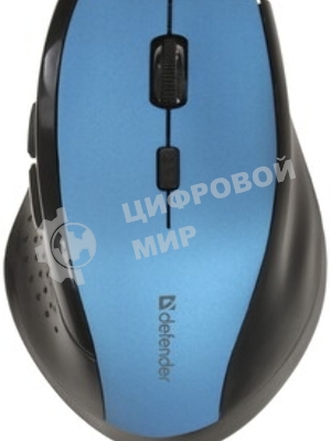 Мышь беспроводная Defender Accura MM-365 черный, 1600 dpi, радиоканал, USB, кнопки - 6