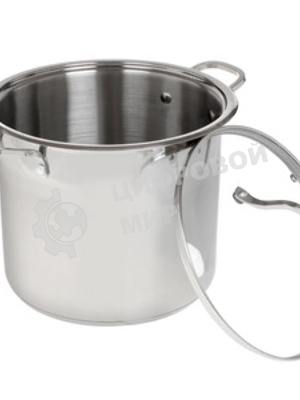 Кастрюля WEBBER BE-128-10L 10 л, 24 см, нержавеющая сталь, с крышкой