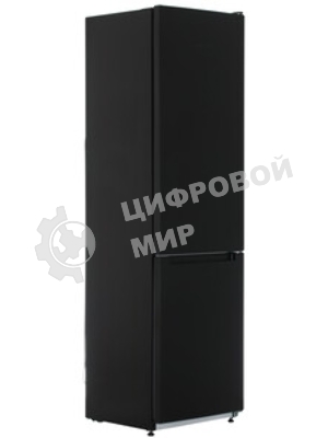 Холодильник Nordfrost NRB 154 B черный матовый двухкамерный 238/115 л морозилка снизу, капельная система