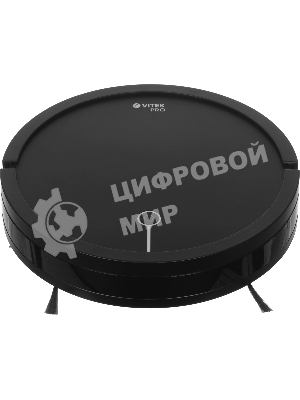 Робот-пылесос Vitek VT-1802 черный, 2200 мА·ч Li-Ion, уборка сухая, пылесборник контейнер 0.7 л