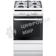 Плита газовая Hansa FCGW51001 белый, конфорок 4 шт, духовка 56 л, 50 см x 85 см x 60 см