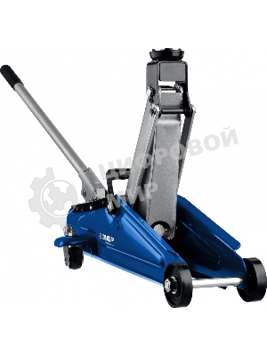 Домкрат Зубр 43052-2-Kгидравлический подкатной t50 2т 130-380мм в кейсе профессионал