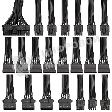 Блок питания ExeGate 1200PPH (EX292158RUS), 1200Вт, 80 PLUS Bronze, 120мм, черный