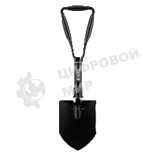 Лопата походная Palisad 150х200х253-620 мм, цельнометаллическая, складная в чехле