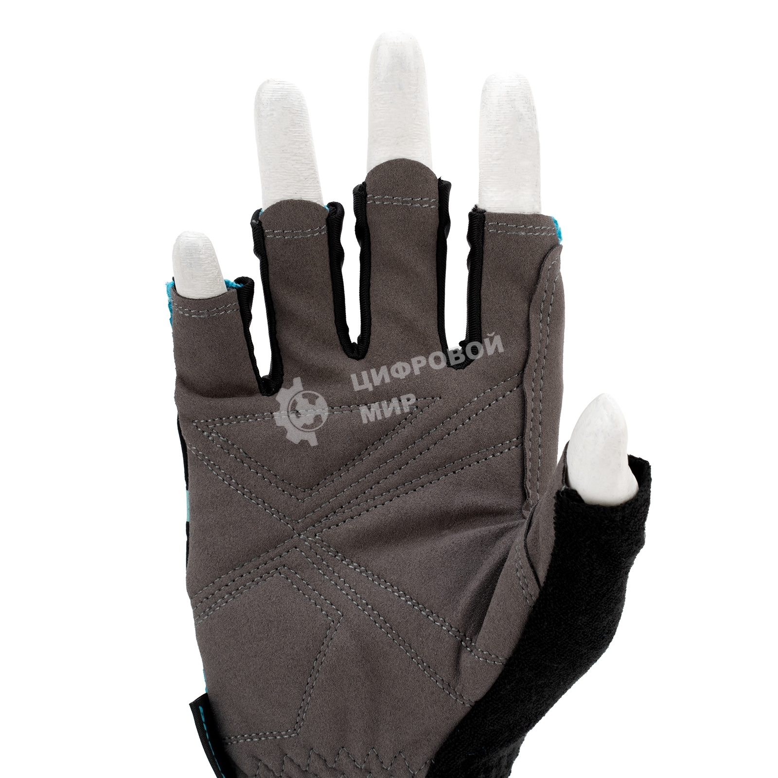 Перчатки комбинированные облегченные Gross открытые пальцы, AKTIV, размер М (8)