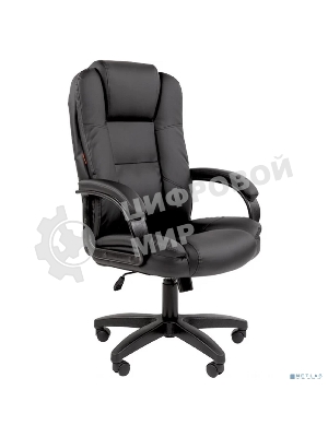 Кресло офисное Chairman 600LT чер.пласт экопремиум черный