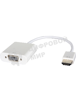 Переходник HDMI вилка на VGA розетка активный ADC-HM/GF [99-9698001]