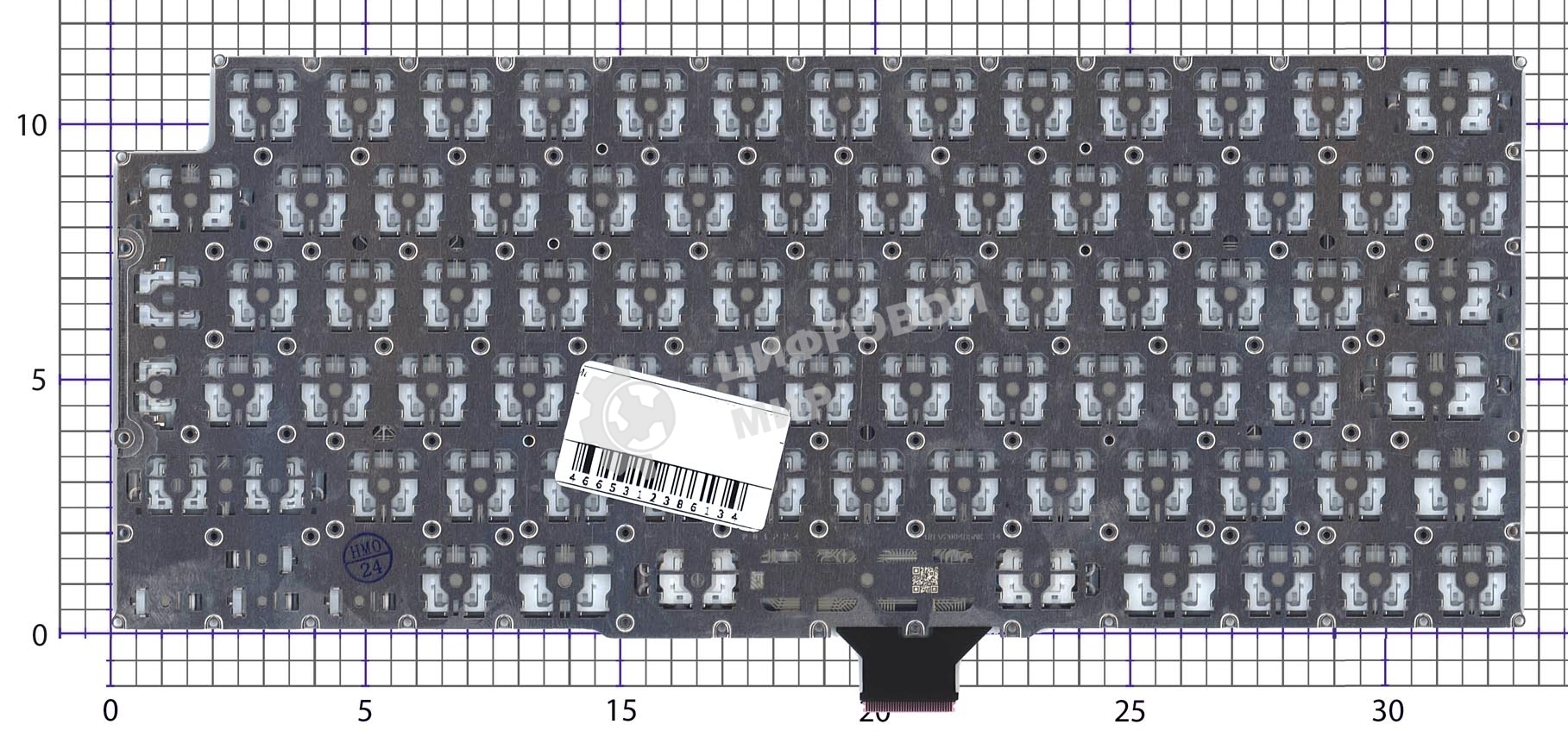 Клавиатура для ноутбука Apple MacBook Pro 14 16 A2442 A2485 Late 2021 Г-образный Enter