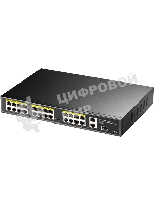 Коммутатор Cudy FS1026PS1, 24×100 Мбит/с, 2×1 Гбит/с
