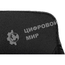 Кресло офисное Бюрократ CH-380F черный, эко.кожа, на ножках металл