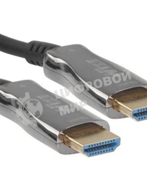 Кабель HDMI Wize AOC-8K-HM-HM-25M оптический, 25 м, 8K/60HZ 4:4:4, v.2.1, ARC, 19M/19M, HDCP 2.2, Ethernet, черный, коробка