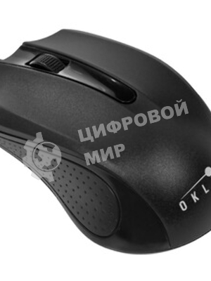 Мышь проводная Oklick 225M черный, 1200 dpi, USB, кнопки - 3