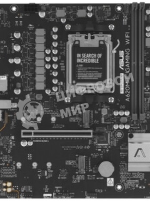 Материнская плата ASUS A620M-F GAMING WIFI, AM5, AMD A620, 2xDDR5, 2xM.2, 1xPCIe 4.0 x16, 1xHDMI, 1x2.5Gb LAN, Wi-Fi 6E, Bluetooth 5.3, 2xUSB-A 5Gbps, 2xUSB-A 2.0, 3x3.5 мм, 7.1, mATX
