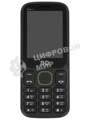 Мобильный телефон BQ 2440 Step L+ черный/зеленый