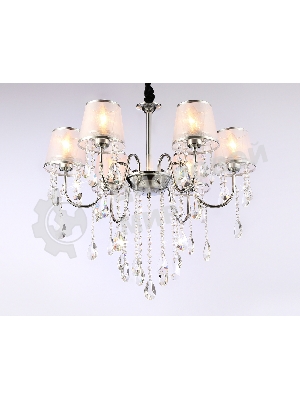 Светильник Ambrella light TR4588/6 CH/SL хром/серебро E14/6 max 40W D660*570