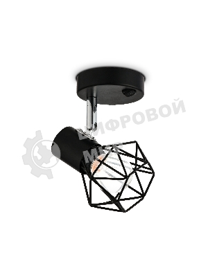 Светильник Ambrella light TR8620 BK/CH черный/хром E27 max 40W 115*91*150