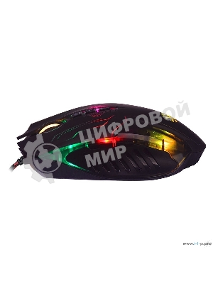 Мышь проводная A4Tech Bloody Q51 черный, 3200 dpi, USB, кнопки - 8