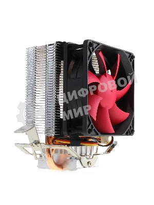 вентилятор CROWN Кулер для процессора CM-92 (Для Intel и AMD, TDP до 95 Ватт, 2шт. медных теплопроводных трубок, Гидродинамическии подшипник, Размер: 117*79*113 мм)