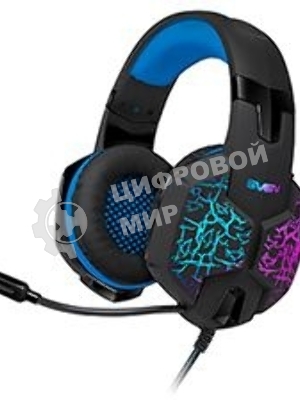 Гарнитура Sven AP-U980MV синий-чёрный, проводная, USB