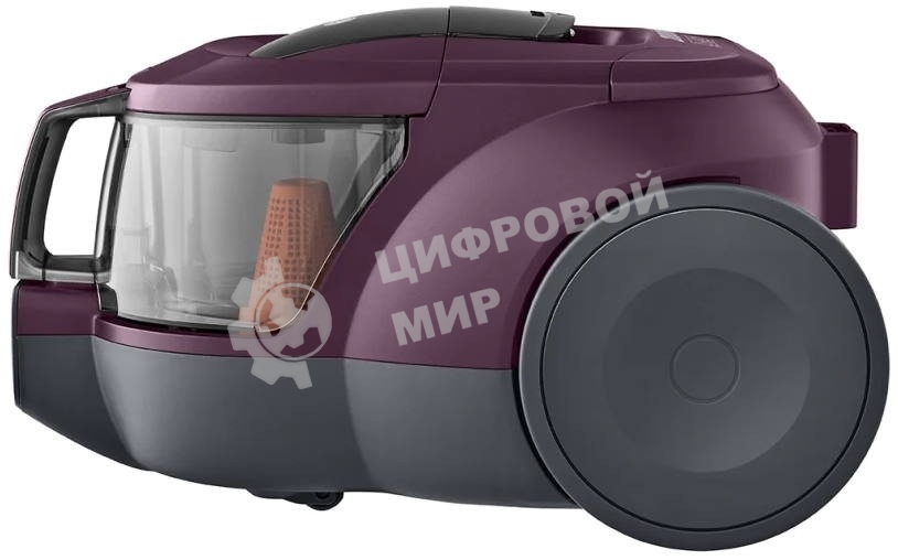 Пылесос LG VC5420NHTCW фиолетовый, 380/2000 Вт, уборка сухая, пылесборник контейнер 1.3 л