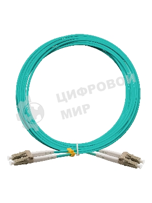 Патч-корд волоконно-оптический ExeGate FC-D-503-LC-LC-5M-LSZH (Шнур ВО MM 50/125 (OM3), LC/UPC-LC/UPC, Duplex, LSZH, 5м)