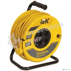 Катушка IEK WKP15-16-04-30 УК30 с т/з 4 места 2 Р + P Е/30м 3х1,5 мм2 