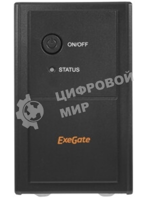 Источник бесперебойного питания ExeGate Power Back BNB-850.LED.AVR.EURO.RJ 850VA/480W, LED, AVR,2 евророзетки, RJ45/11, черный